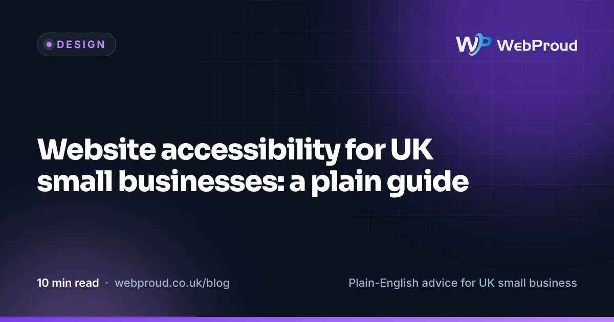 A website layout with a keyboard, a magnifying glass and a high-contrast colour swatch arranged around it.